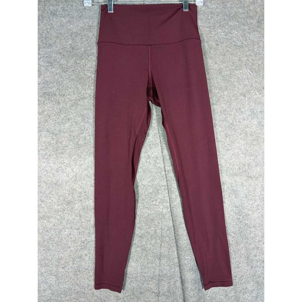 Lululemon Align High-Rise Pant 28 Red Merlot Nulu Yoga Leggings LW5DITS Size 6